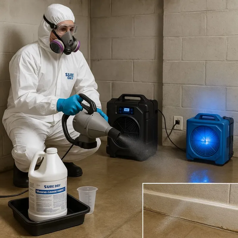 Sanitization and Odor Removal process in East Sumter, SC