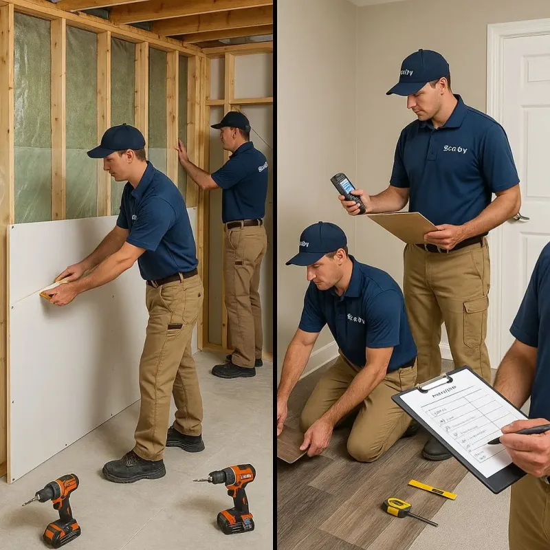 Repairs and Reconstruction process in East Sumter, SC